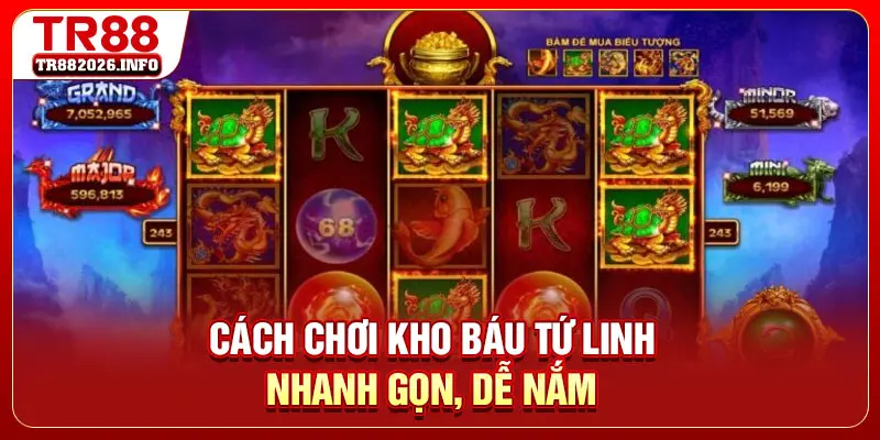 Cách chơi kho báu tứ linh nhanh gọn, dễ nắm